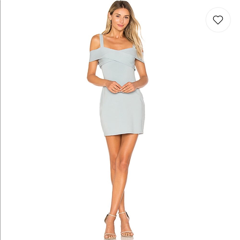 Evie Cold Shoulder “by the way.” dress light blue